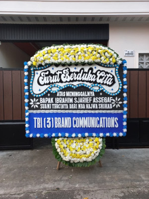 Papan Bunga Duka di Tanjung Mulia Hilir